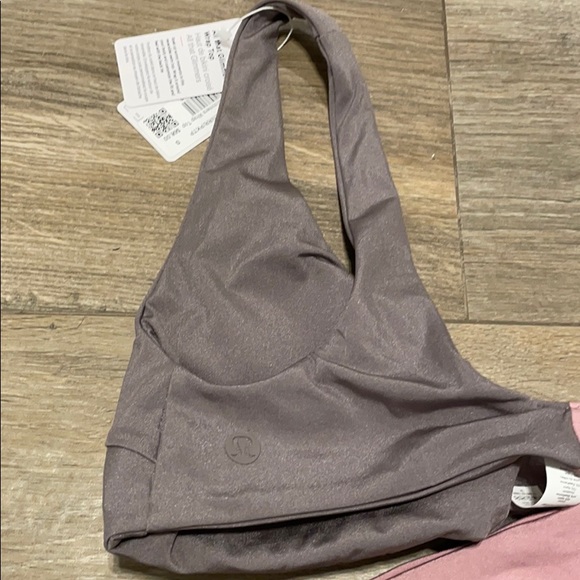 Lululemon All that Glimmers Wrap Top - grey & pink - Picture 9 of 9